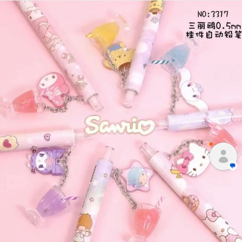 

pencil mekanik dan pen sanrio