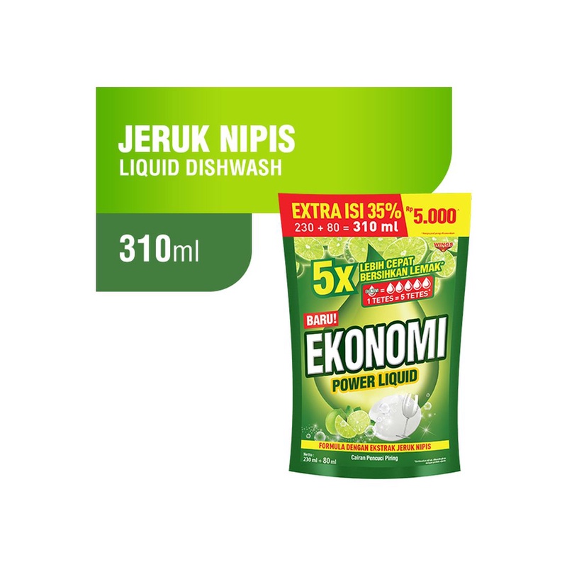 EKONOMI PENCUCI PIRING LIQUID 310ML