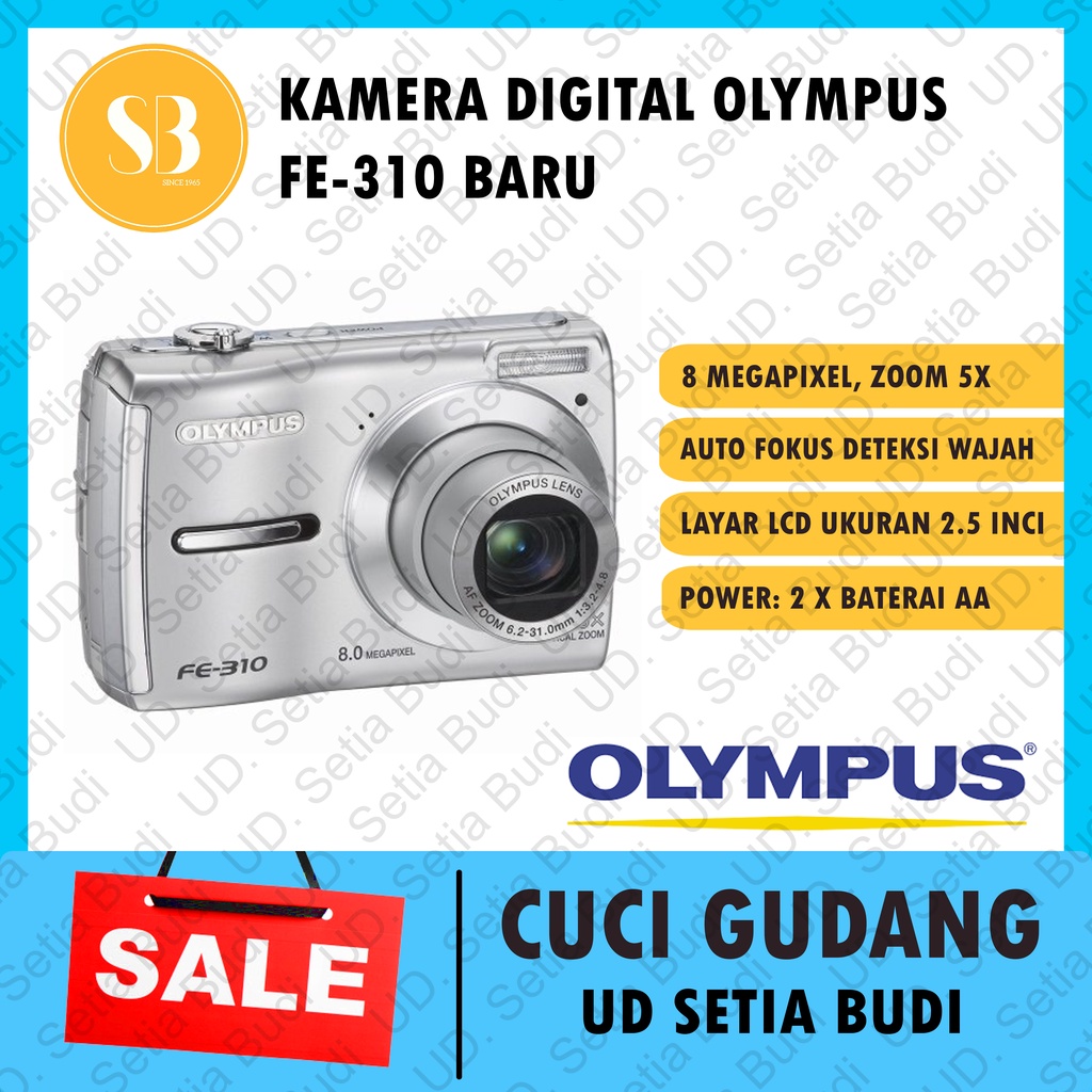 Kamera Digital Olympus FE 310 Made in Japan Baru dan Murah