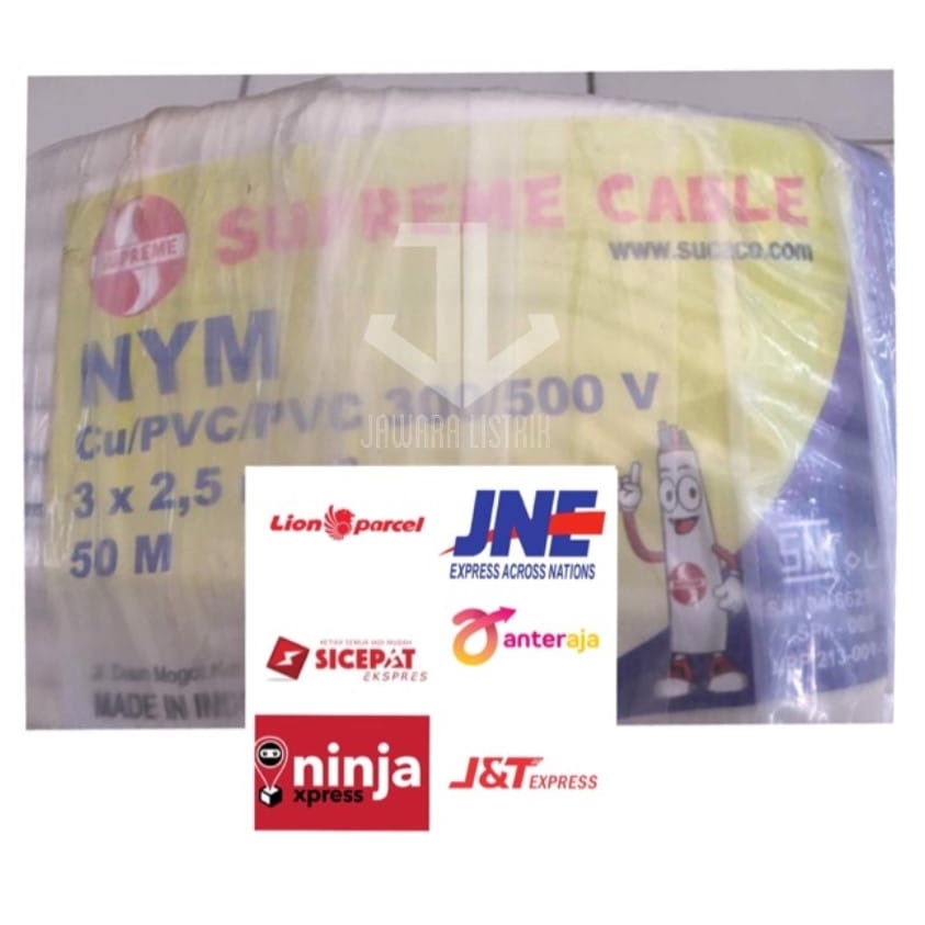 KABEL SUPREME 3x2,5 3x2.5 NYM KABEL KAWAT NON SERABUT KHUSUS EKSPEDISI