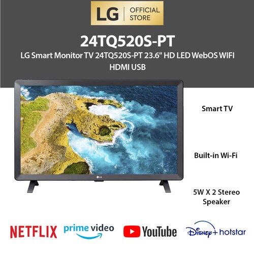 LG Smart TV 24inch 24TQ520S-PT / LED Smart TV Digital