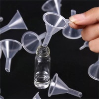 Corong Mini Plastik Transparan Funnel Small For Refill Parfum Oil Minyak Wangi Cairan