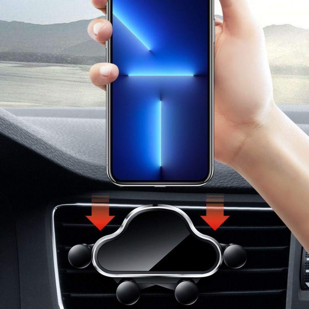 POPULAR IPHONE SAMSUNG Gravity Car Phone Holder New Support Smartphone GPS Mount Untuk Iphone14Samsung Xiaomi