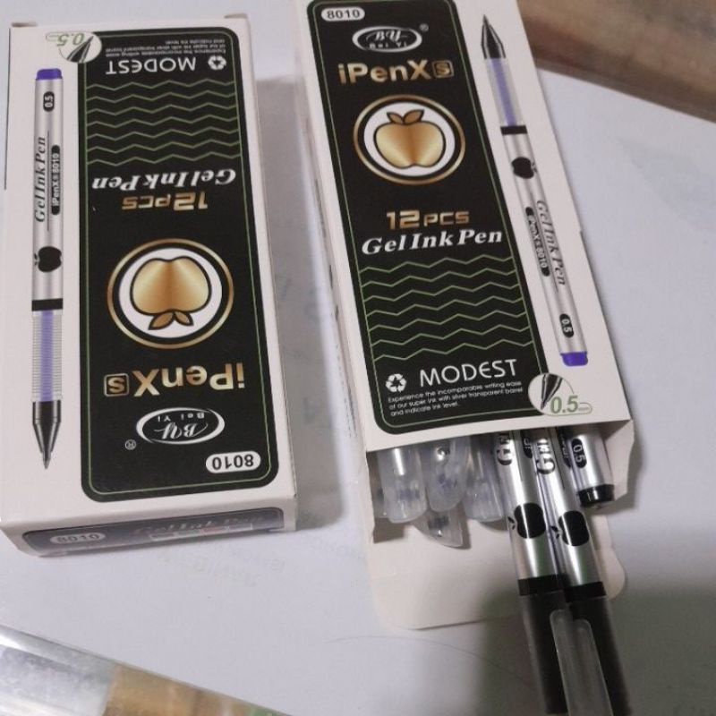 

Bolpen i pen x, Pulpen Laris, pulpen gel ink, tinta hitam.