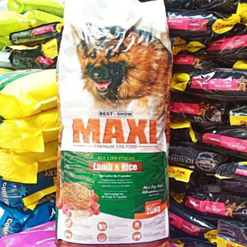 GOJEK Maxi Dog Food Lamb &amp; Rice 20 Kg / Makanan Anjing Adult Puppy 20kg