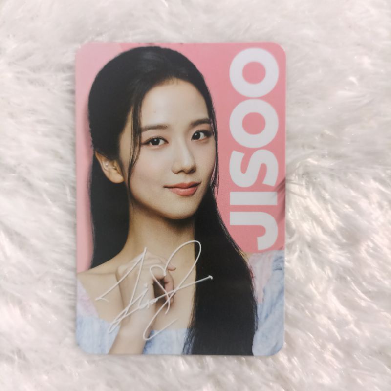 OFFICIAL PHOTOCARD PC OREO JISOO BLACKPINK