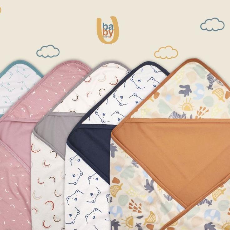 ♠ HOODIE BLANKET YOBO BY BABYU | SELIMUT TOPI BAYI ➻