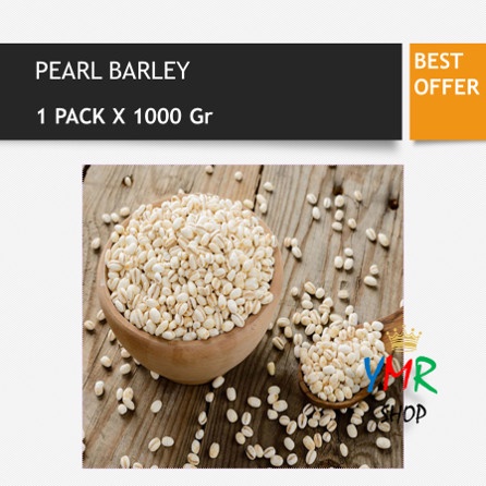 

[Ready Stock] bisa COD Barley / Biji Jali-Jali / Jelai / Hanjeli / Anjeli Import 1Kg