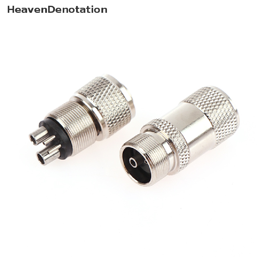 [HeavenDenotation] Adaptor Handpiece Turbin 4lubang 2lubang Changer Konektor Untuk High Speed Handpiece Sparepart Alat Selang Tubing HDV