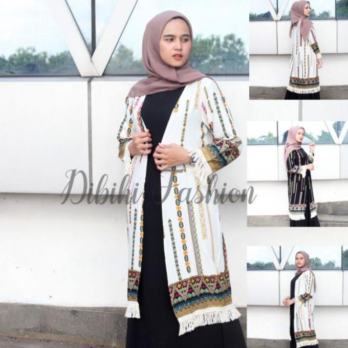 TERBAIK OUTER BOHEMIAN| LONG OUTER | CARDIGAN ETNIK | CARDIGAN MOTIF TERBAIK