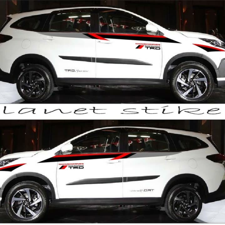 CUTTING STIKER TOYOTA RUSH ALL NEW STICKER MOBIL TERIOS RUSH STIKER TOYOTA DAIHATSU RUSH TERIOS STRI