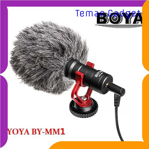 TG - KMR BOYA Shotgun Microphone for Smartphone &amp; DSLR - BY-MM1