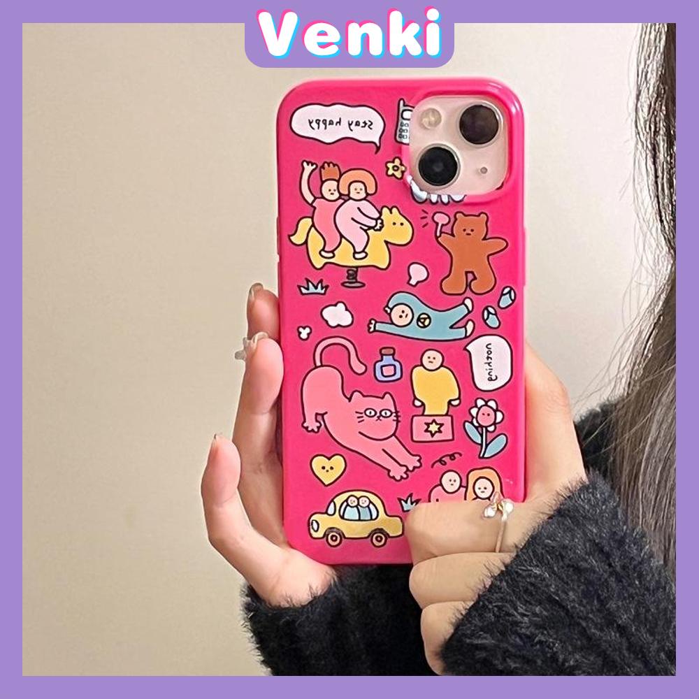 iPhone Case Soft TPU Glossy Pink Candy Case Happy Planet Camera Protection Shockproof For iPhone 14 13 12 11 Pro Max 7 8 Plus X XR