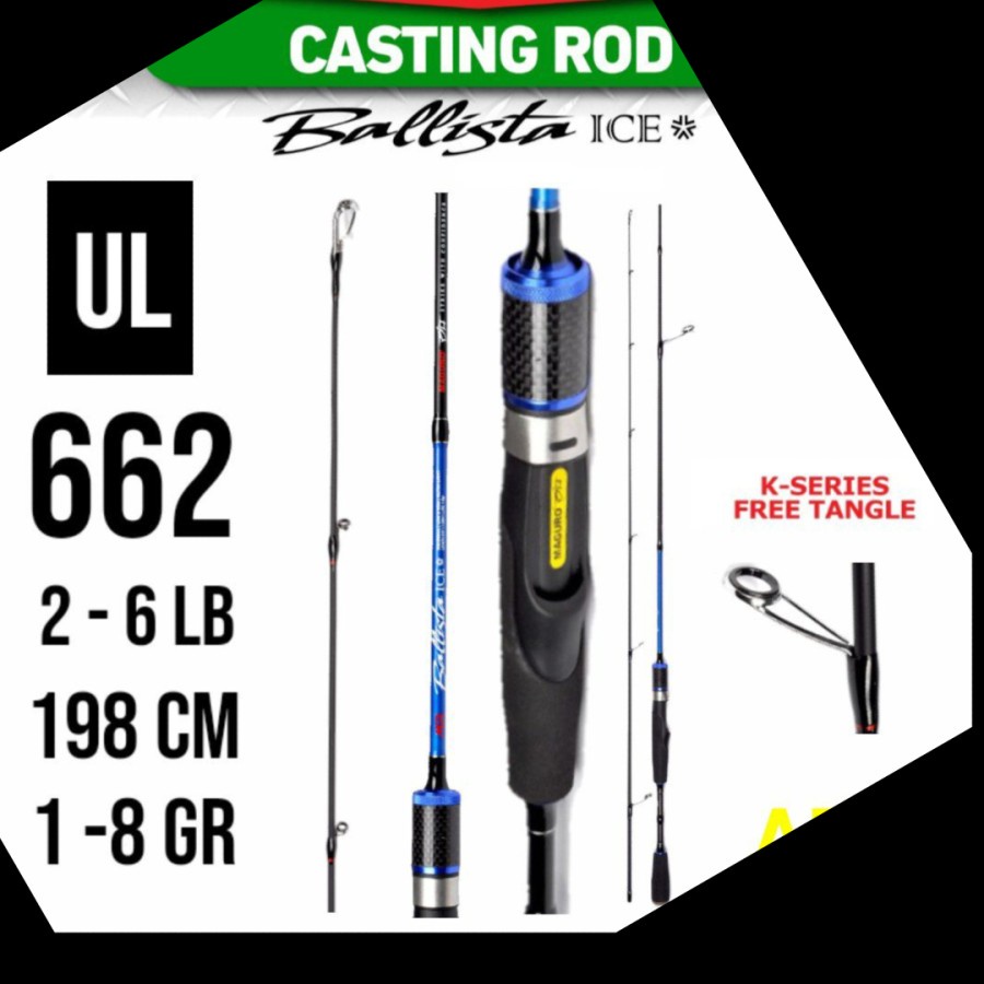 Joran Maguro Spinning Casting BALLISTA ICE Termurah