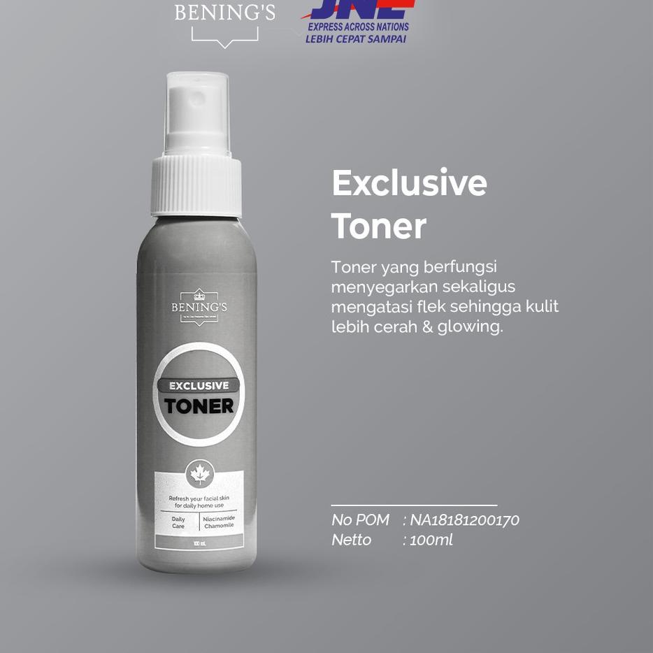 ❋ Exclusive Toner Benings Skincare by Dr Oky (Benings Clinic) Sodium Lactate, Recutita Flower Extrac