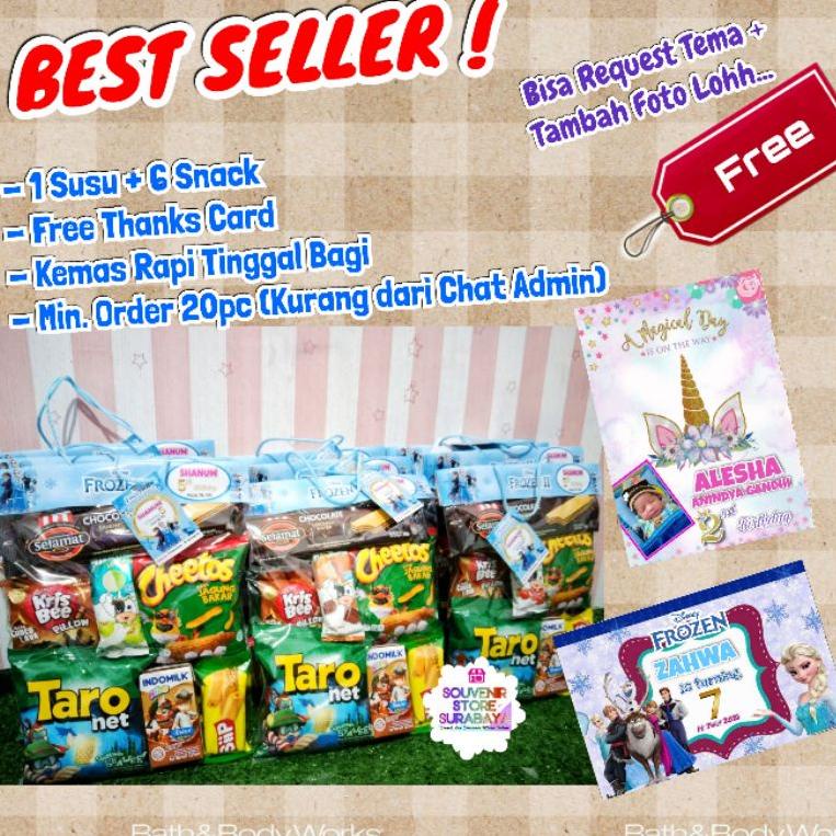 

W37 Snack Ulang Tahun /paket snack birthday/souvenir ultah/Goodiebag sSnack NEW PRODUCT ↞