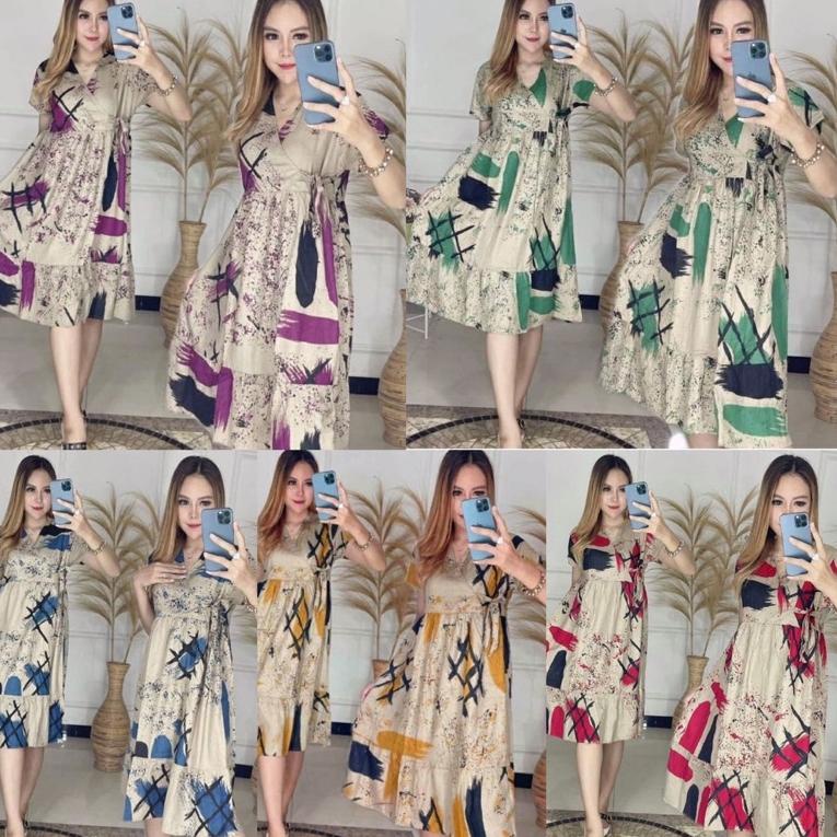 BEST SELLER DASTER KIMONO RUFFLE || DRESS KIMONO || DASTER KIMONO LD 110 || DASTER KEKINIAN MURAH