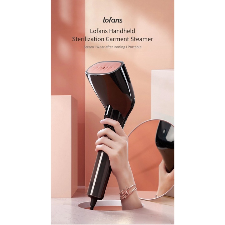 LOFANS GT-305BK Garment Iron Steamer - Setrika Uap Genggam 1200W