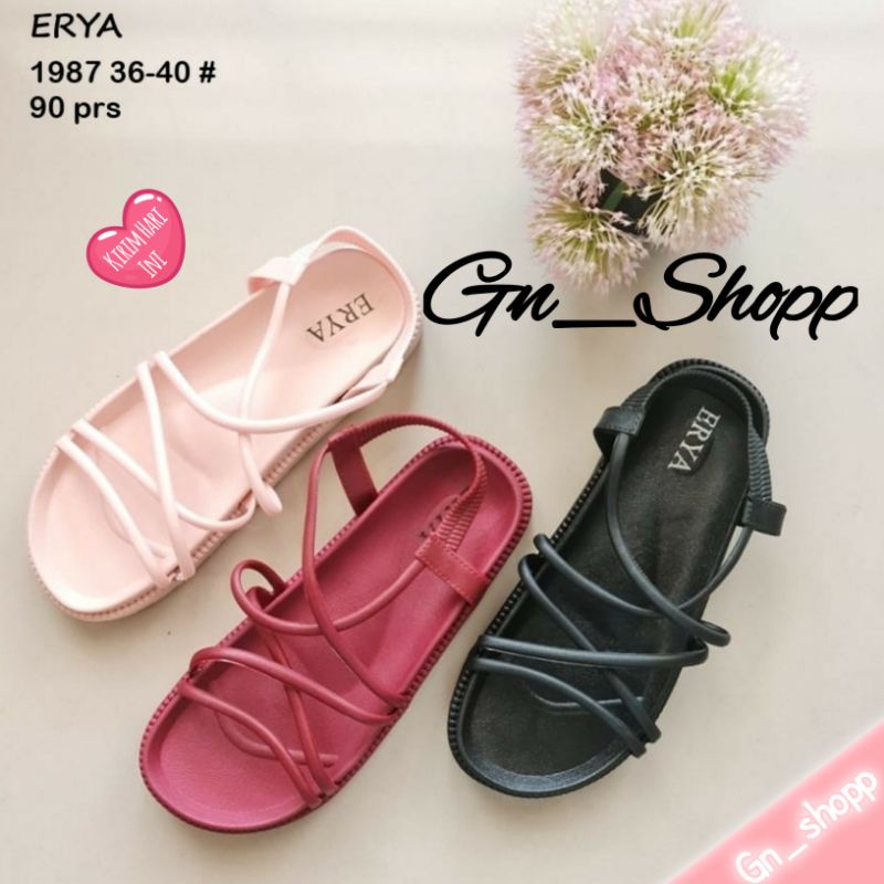 8.8 Sandal Gladiator Import Terbaru - Sandal Wanita Kekinian - Sendal Balance 1990-1