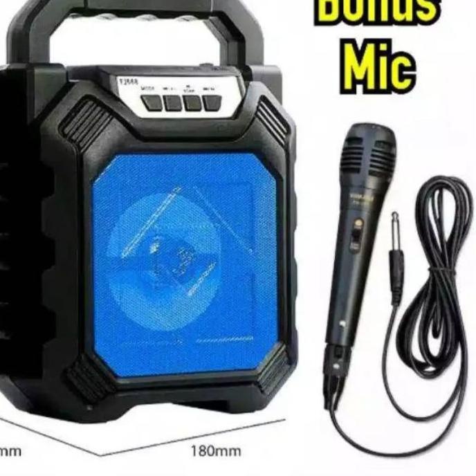 ❁ COD SPEAKER BLUETOOTH +MIC KARAOKE YD 668 WIRELESS BLUETOOTH BASS PLUS MIC ֍