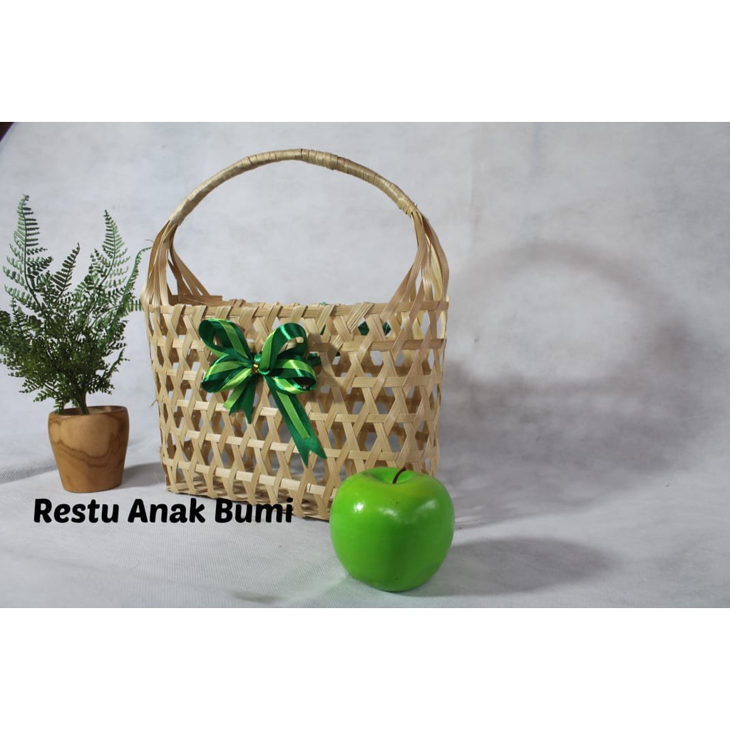 (A112) Tas Jinjing 28x5cm | tas parcel | tas hampers | wadah makanan | wadah hampers | wadah makeup 
