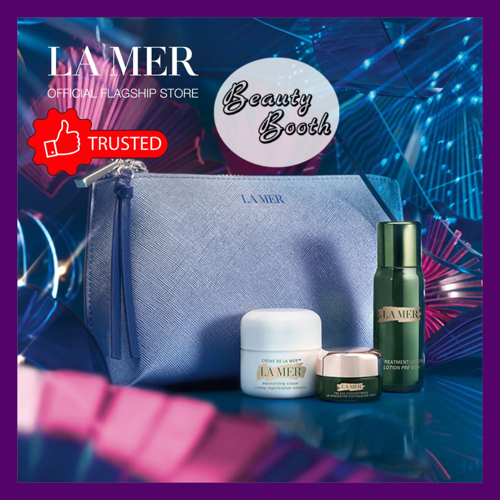 LA MER The Moisture Radiance Collection | Treatment Lotion Creme De Lamer Eye Concentrate | Lamer La Collection Hydration Set