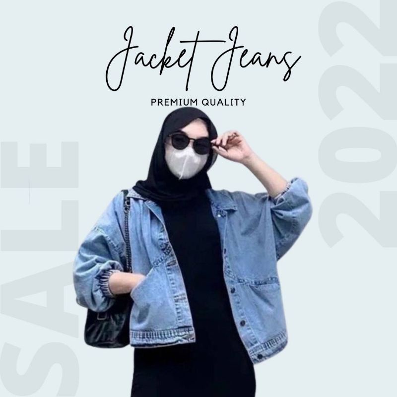 jacket jeans wanita/jacket model terbaru/jacket import/ jacket kekinian/jacket Korean style