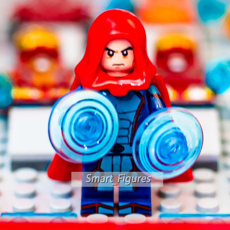 Scarlet Witch Minifigures Vision Quicksilver Doctor Strange Wiccan Marvel Agnes Mainan Angka Mini Hadiah Ulang Tahun