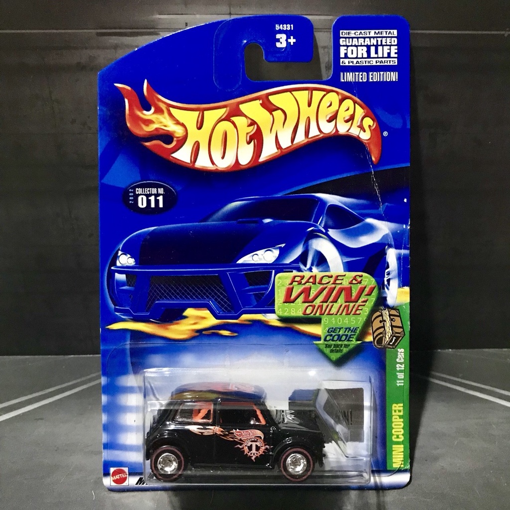 Hot Wheels Morris Mini Cooper Super Treasure Hunt 2002 THS Black