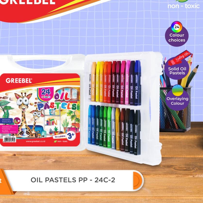 

Banyak Dibeli GREEBEL Crayon Krayon KIDS OIL PASTEL isi 24 WARNA / tidak berdebu & cerah untuk Sekolah Anak & professional non toxic