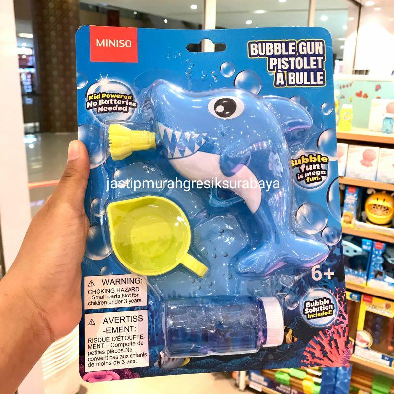 INERTIAL SHARK BUBBLE GUN MINISO MAINAN MINISO MAINAN AIR MINISO