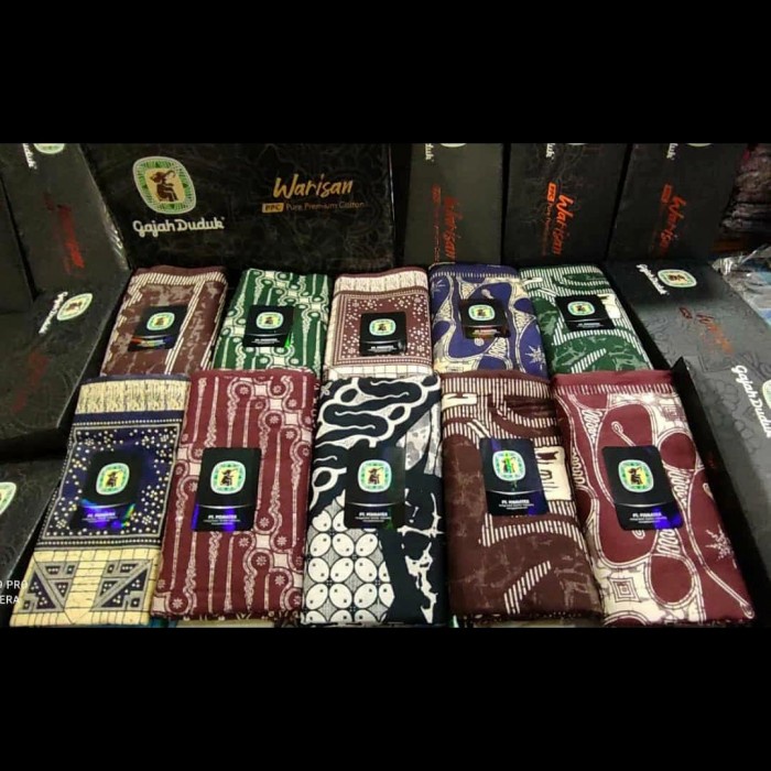 sarung Gajah Duduk Warisan Sarung Dewasa Batik(V8W0) alat sholat sarung batik cap kain sarung sarung