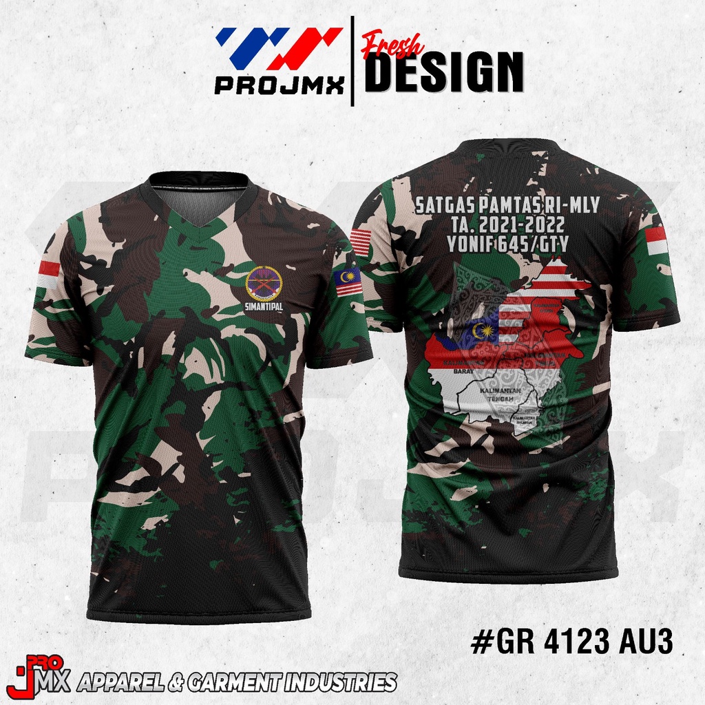 PROJMX - KAOS JERSEY FULL PRINTING SATGAS LORENG (BISA CUSTOM)