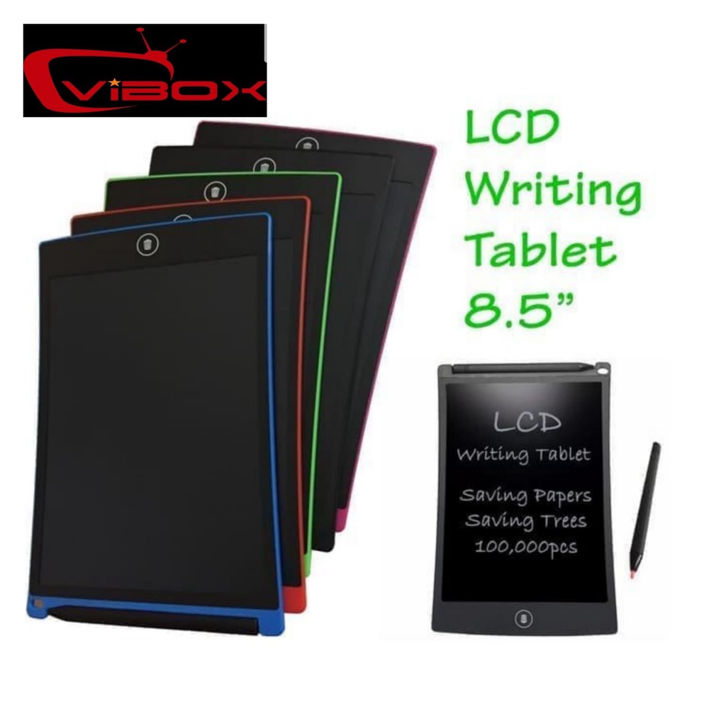 LCD Drawing Writing Tablet 8.5 Inch Mainan Papan Tulis Hapus Board Digital Pad Edukasi Pen Gambar bisa dihapus