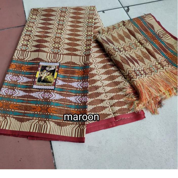 ✲ KAIN SONGKET SET SELENDANG THAILAND /BAHAN SONGKET SELENDANG THAILAND ❆