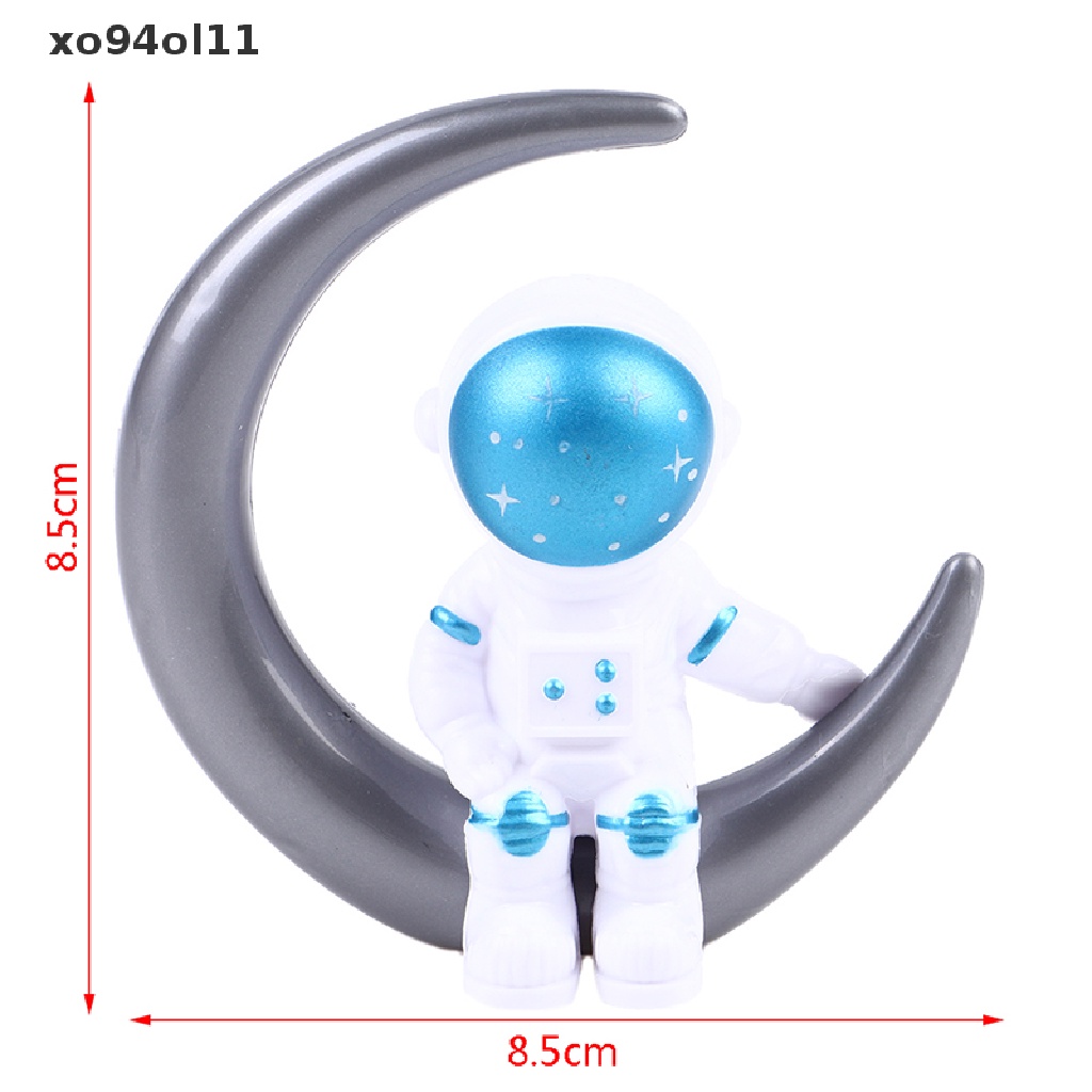 Xo Astronot Cake Topper Space Universe Hiasan Kue Properti Pesta Ulang Tahun Antariksa OL