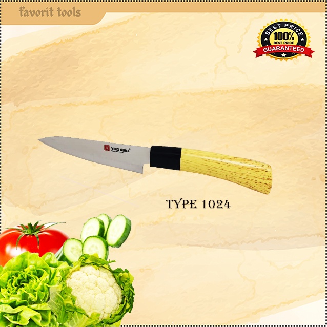 Pisau Ying Guns 1024 Stainless Steel Kitchen Knife