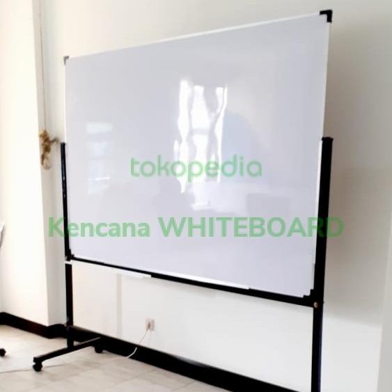 

white board Non Magnetic 90 120 Cm + standing