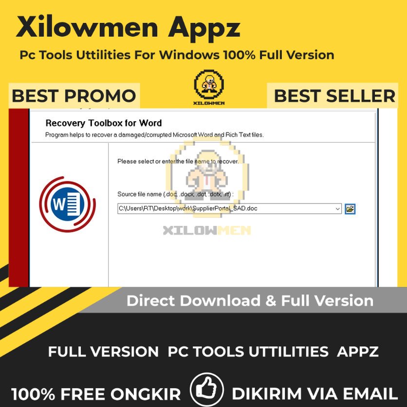 [Full Version] Recovery Toolbox for Word Pro PC Tools Software Utilities Lifetime Win OS
