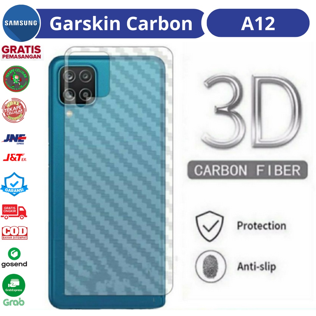 Garskin Handphone Samsung A12 bisa cod