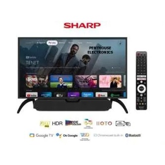 SHARP Aquos LED Full HD Digital Broadcaster Compatible TV (DVB-T2) 42 Inch Soundbar 2T-C42EG1I-SB Google TV