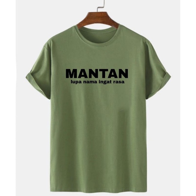 Baju Pria Mantan Kaos Oblong Lengan Pendek Unisex Pakaian Pria Tshirt Atasan Wanita Oversize Cod