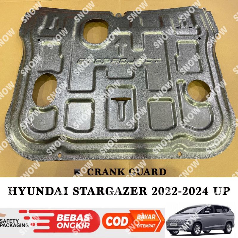 Crank Guard Mobil Hyundai Stargazer 2022 2023 2024 Up Pelindung Bawah Mesin