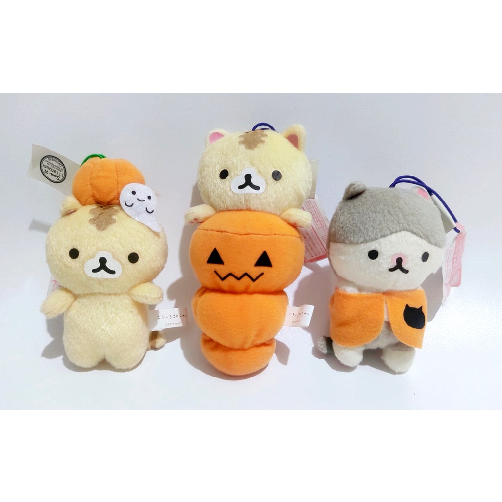 Boneka Corone Pan to Hitomishiri Neko San-X Original Boneka Kucing