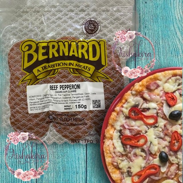 Bernardi beef pepperoni 150 gr