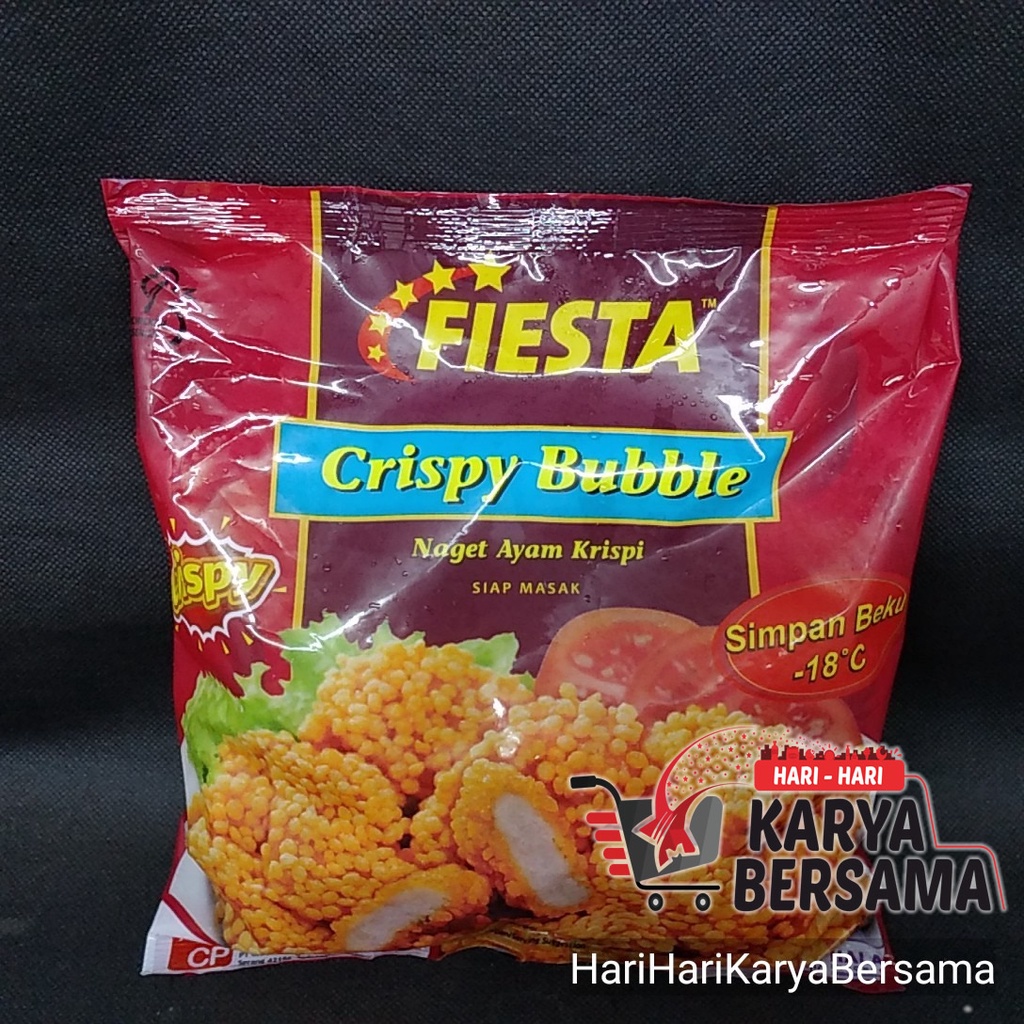 

FIESTA CRISPY BUBBLE NUGGET AYAM CRISPY 500GR