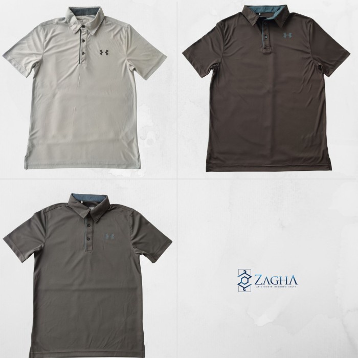 ((BISA COD)) Kaos Golf Polo Shirt Under Armour Original