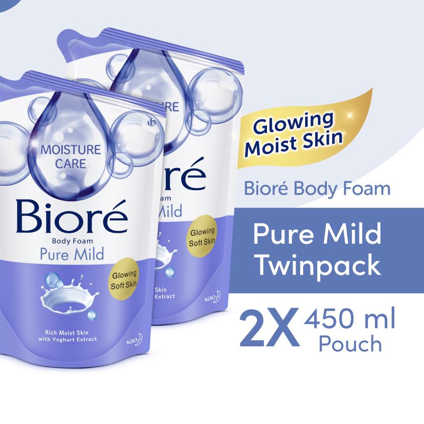 ★ Biore Body Foam Beauty Pure Mild Twinpack 2 x 450 mL ♀