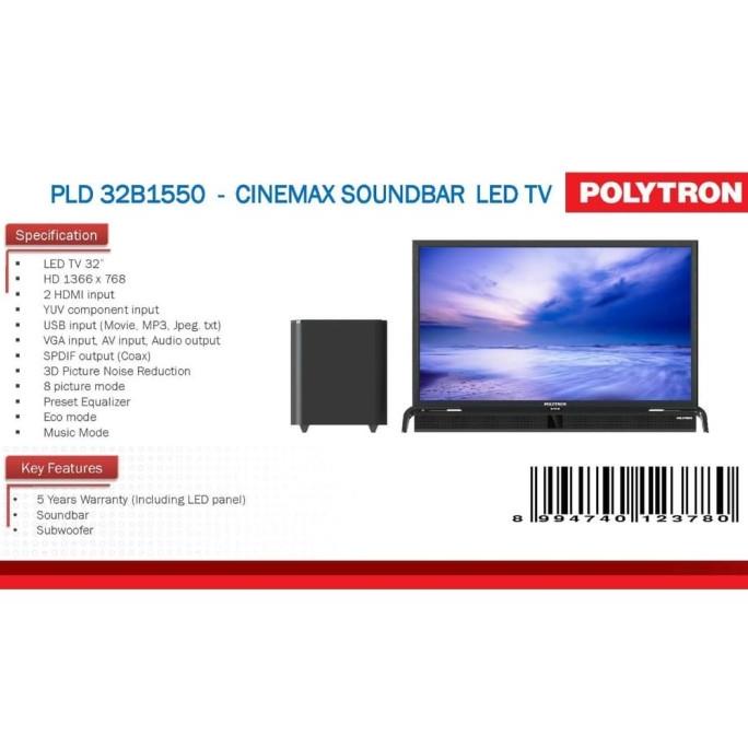 Led Polytron Sound Bar Pld 32B1550