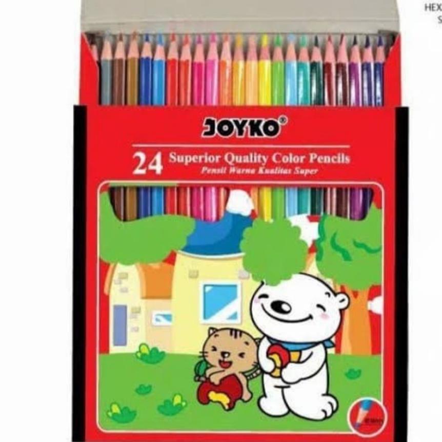 

Q79 Pensil Warna JOYKO 24 Warna Panjang TERMURAH ☟